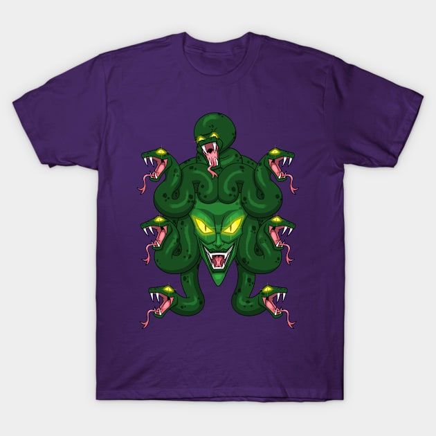 Medusa Stare T-Shirt by Lwiis64